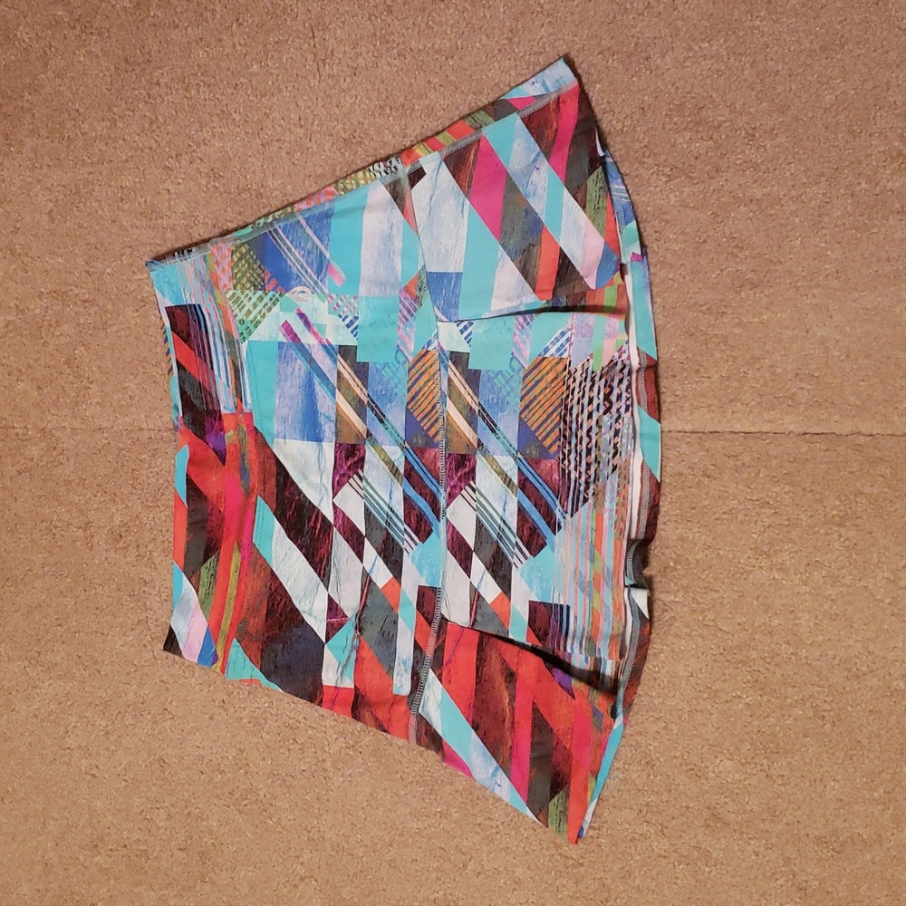 Dona Jo Women's Geometric Print Skirt